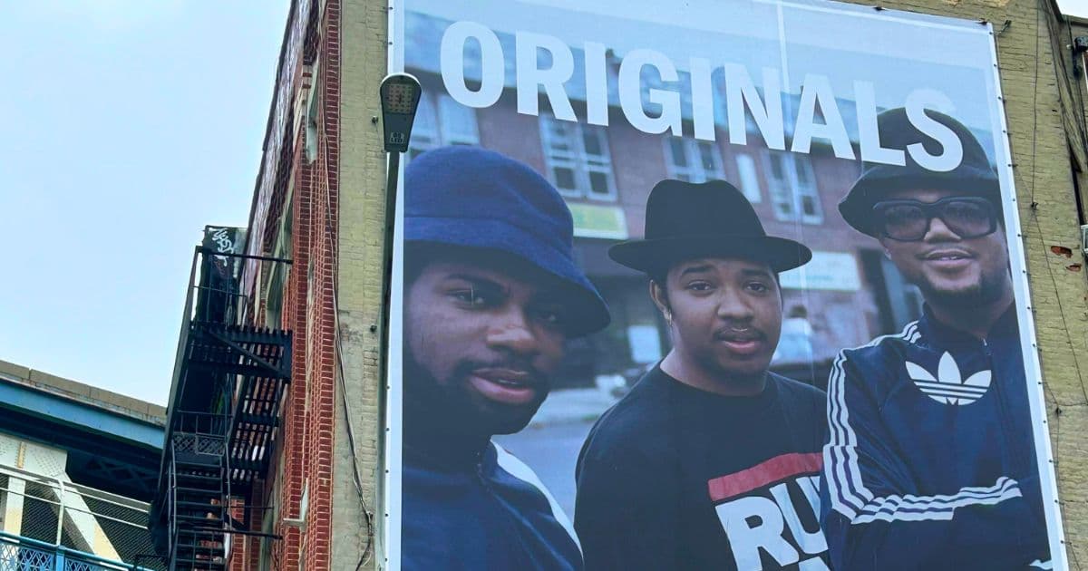 Mural of Run DMC