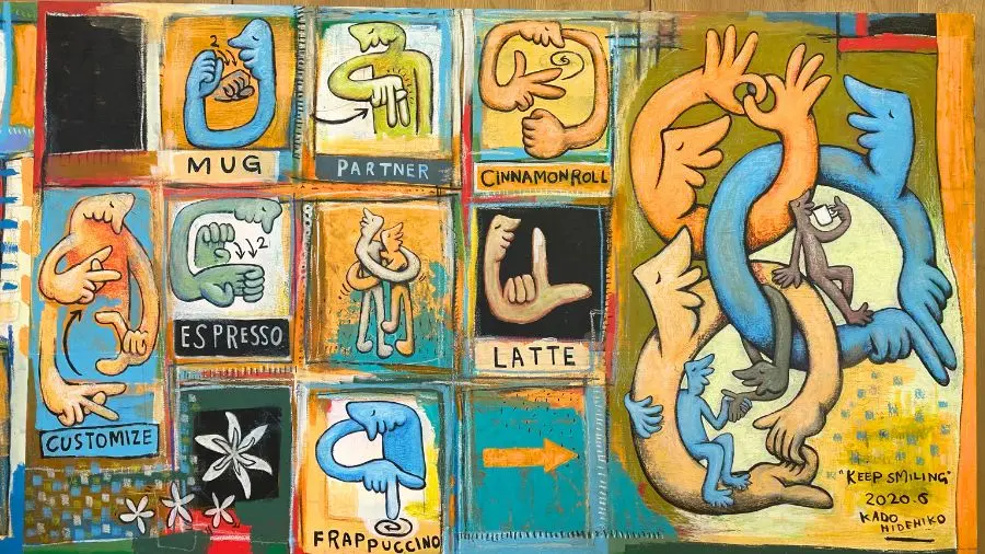 Sign language art