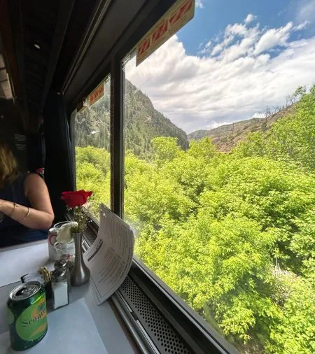 view from train