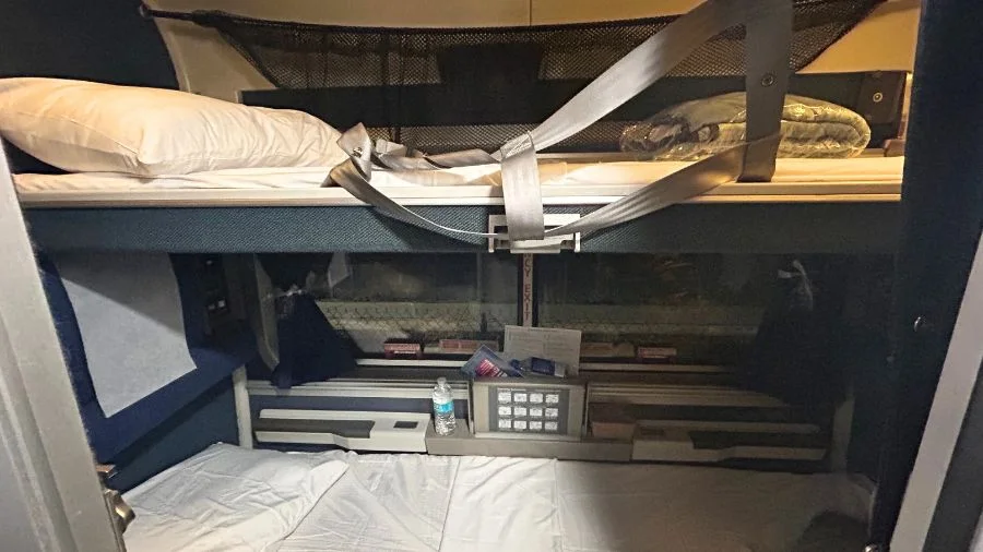 Amtrak bed
