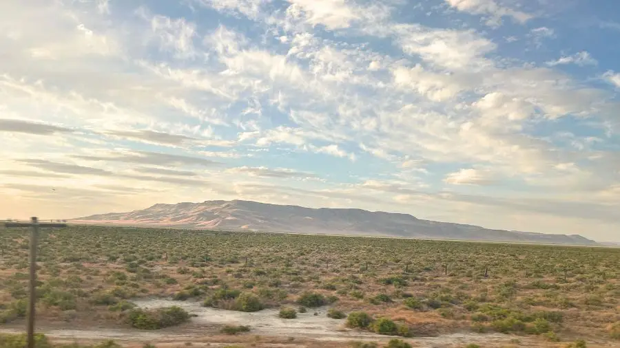 View from train