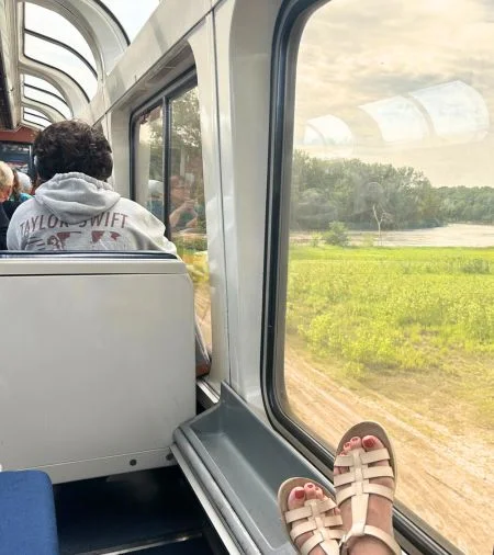 View from train