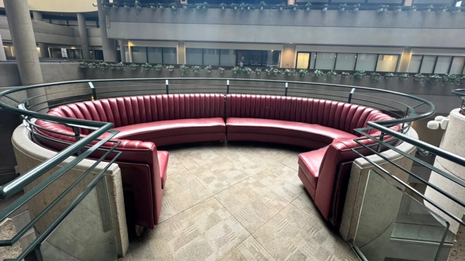Safa that Kendrick Lamar sat in Westin Bonaventure Hotel, LA California 